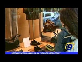 Liberalizzazioni commercio la Puglia fa dietro front
