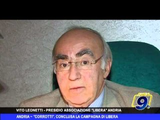 Andria | "Corrotti", conclusa la campagna di Libera