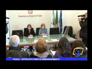Puglia | Approvato piano di dimensionamento