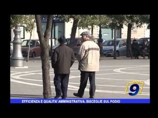 Efficienza e qualità amministrativa, Bisceglie sul podio