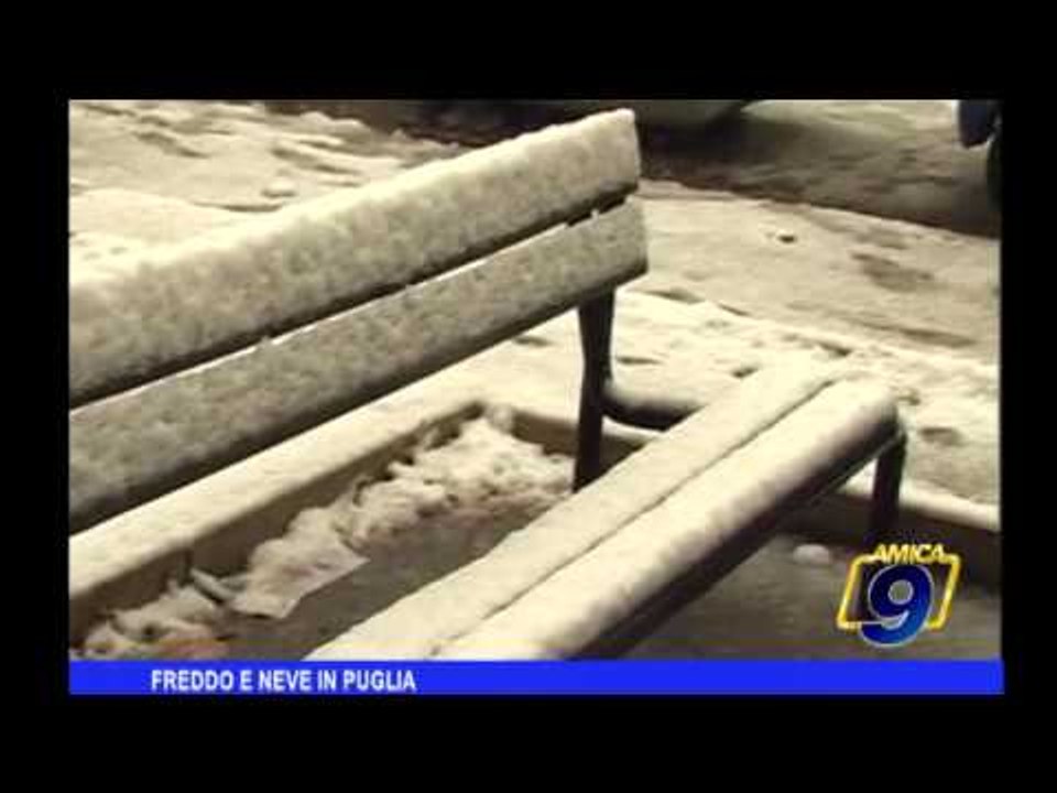 Freddo e neve in Puglia