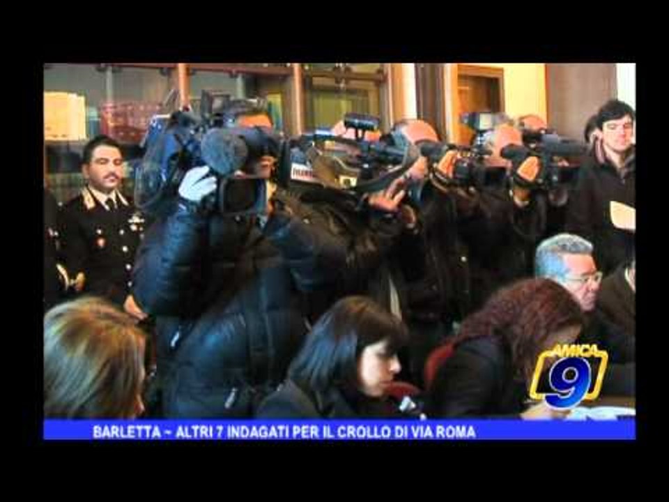 Barletta | Altri 7 indagati per il crollo di via Roma