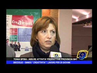 Bisceglie  Bando Creatività, lavoro per 20 giovani