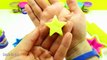 Estrellas de Plastilina Play doh en español Moldes de diferentes tamaños En este video les