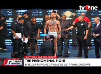 Tensi Tinggi Sesi Timbang Badan Mayweather - McGregor