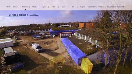 Lind & Risør filmer byggeprocessen ved nye rækkehuse ved Vierdiget, Dragør / del 3