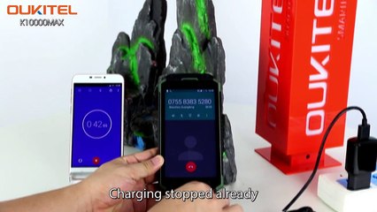 OUKITEL K10000 MAX 9V-2A charger- charge 5 minutes talk more than 2 hours