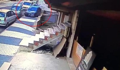 Aracın freni boşaldı, faciadan dönüldü