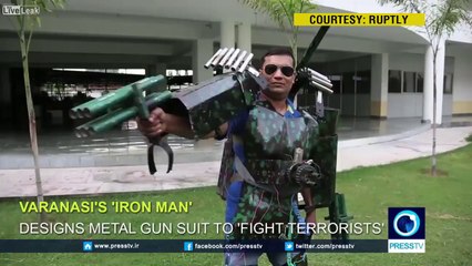 Il construit une armure Iron Man anti terroristes en Inde !