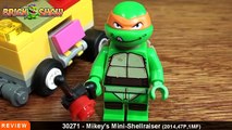 Mini- examen tortues Lego ninja mitchys shellraiser 30271