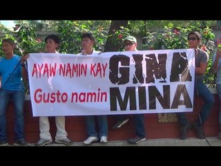 Workers protest Lopez's order to close mining firms