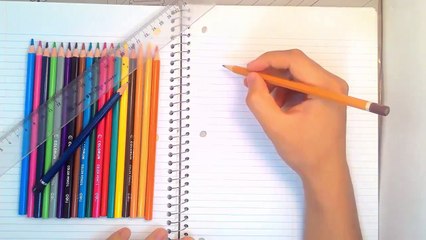 3D Drawing a Simple Cube - No Time Lapse - How to Draw 3D Cube
