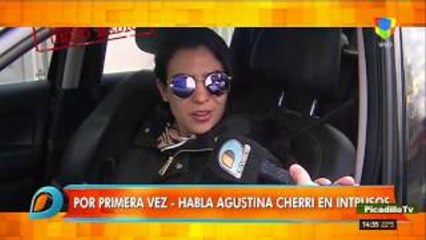 Luego del escándalo Agustina Cherri opina del levantamiento de Fanny la Fan