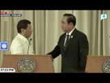 Duterte, Thai PM push for sea code completion