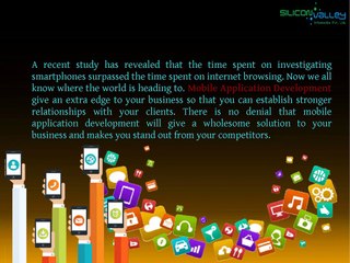 Mobile App Development - Silicon valley infomedia ltd.