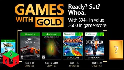 Xbox - September 2017 Games with Gold