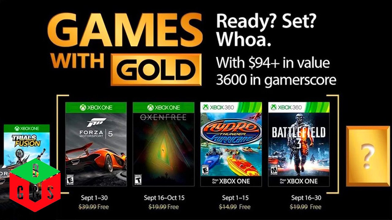 Xbox - September 2017 Games with Gold