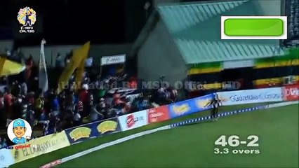 Darren Bravo Furious 38 Runs Off 10 Balls - 6 Sixes - CPL