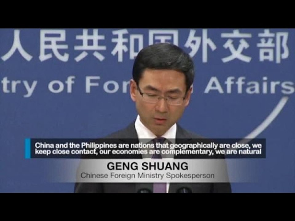 China highlight improved relations with Philippines