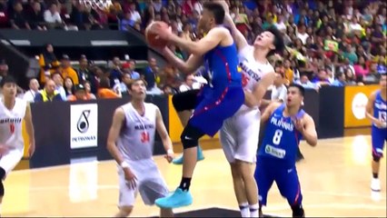 Kobe Paras Highlights vs Malaysia [16 points, 8 rebounds]
