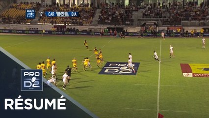 PRO D2 - Résumé Carcassonne-Biarritz: 16-3 - J2 - Saison 2017/2018