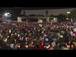 Thousands gather for Pope Francis in Fatima