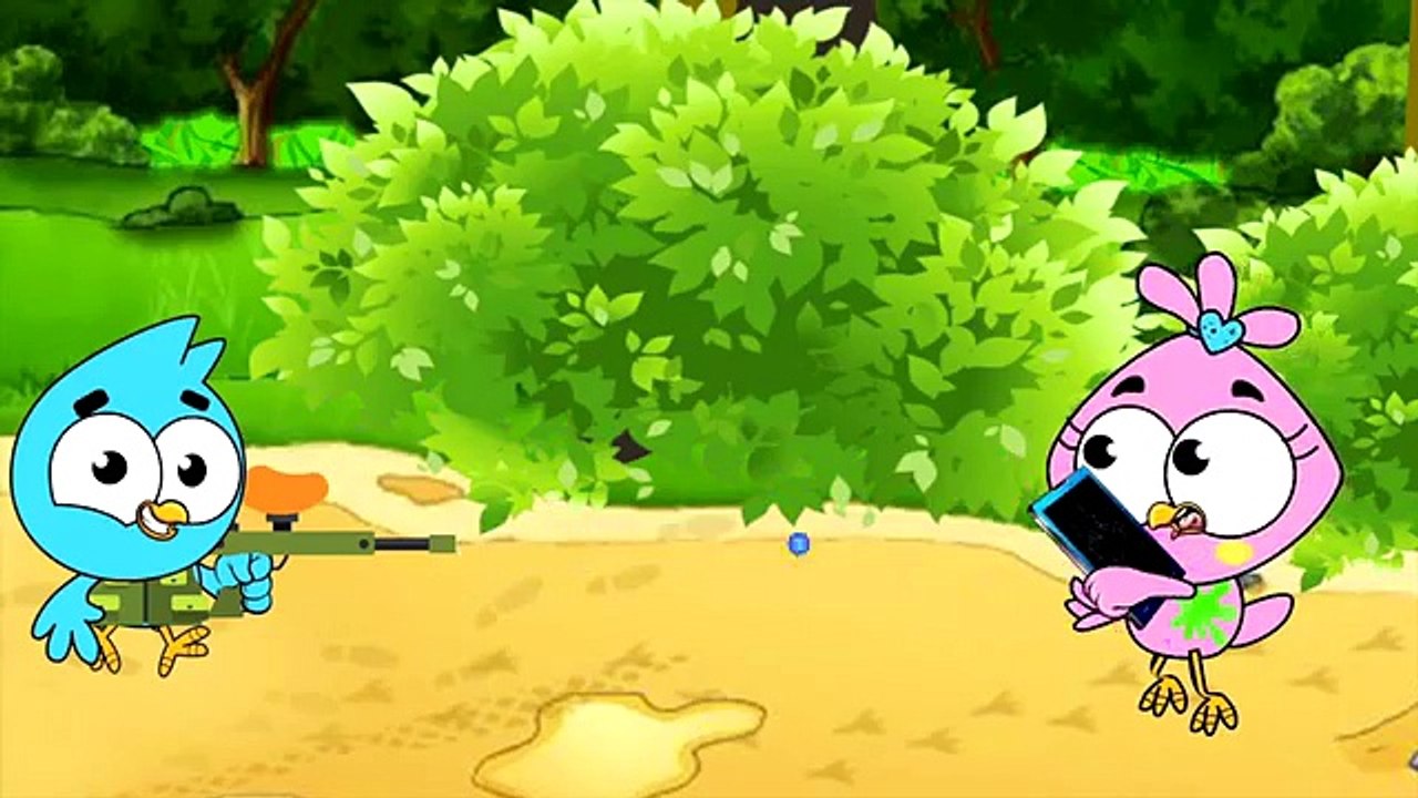 Birds Family Bodybuilders Eps Cartoon Animation Nursery Rhymes by Arnold Thurlow