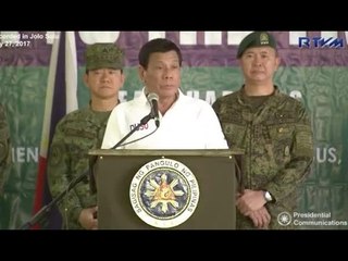 Duterte explains urgency of imposing martial law in Mindanao