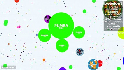 Destrucción de insano equipos Agar.io solo solo agario gameplays