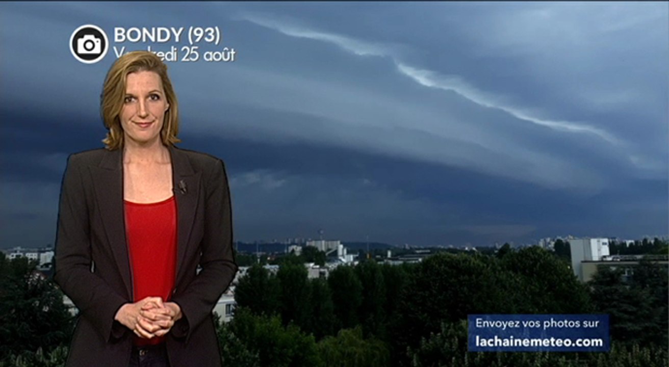 Orages en Ile-de-France : un arcus sur Paris