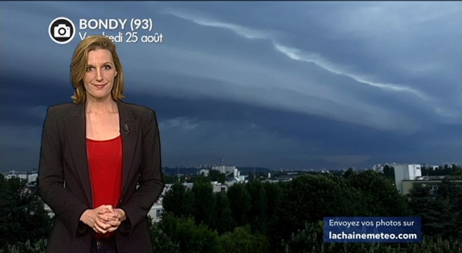 Orages en Ile-de-France : un arcus sur Paris