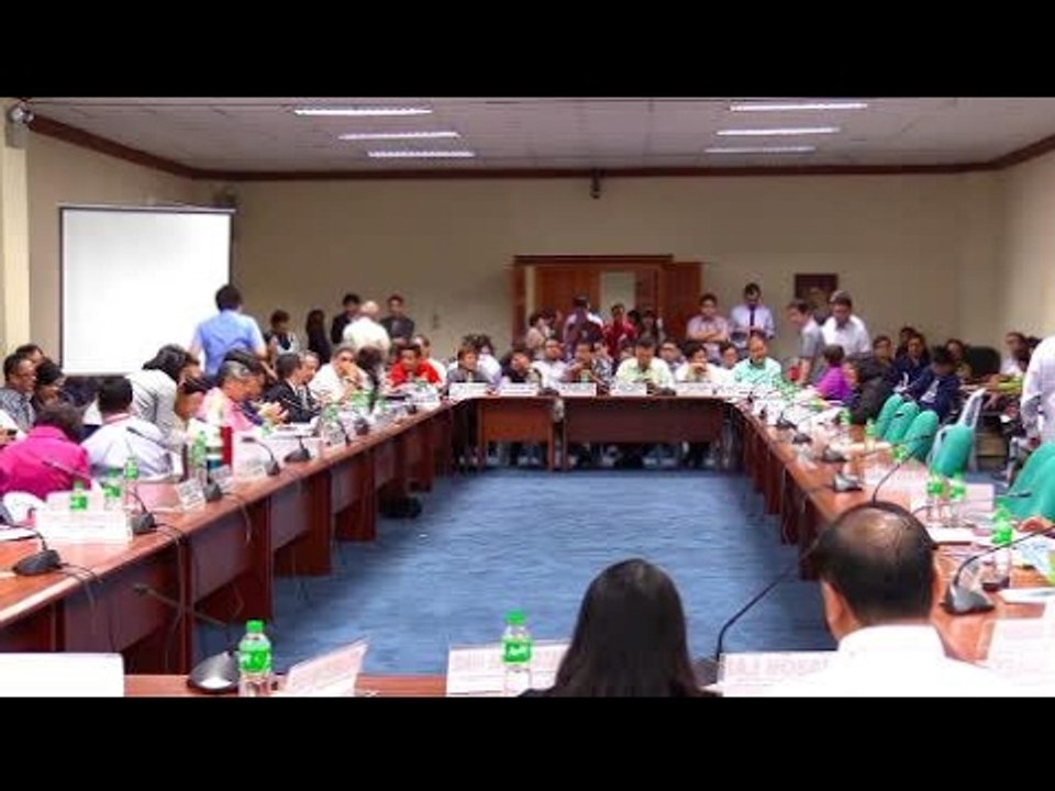 Transport groups attend hearing on excise tax on petroleum products