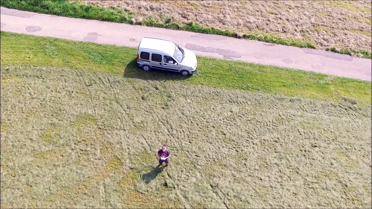 Dji phantom 3 erstflug 25.08.2017