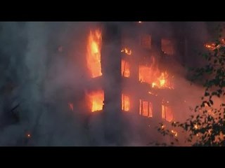 Fire engulfs tower block in west London