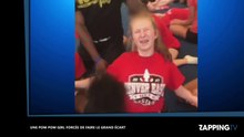 Une pom-pom girl obligée de faire le grand écart, les images chocs
