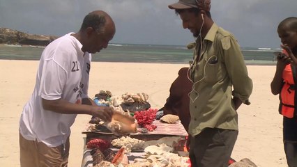 سكان مقديشو يتدفقون على الشواطئ بعد عودة الأمن