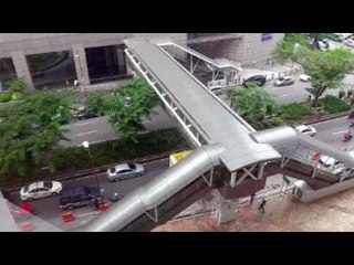 MaCea opens footbridge on Gil Puyat Ave in Makati City