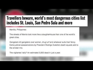 Palace downplays int'l media report on 'dangers' of Manila