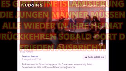 ES GIBT KEINE ISLAMISIERUNG - STAATLICH GESPONSERTER FLIRTKURS FÜR JUNGE MUSLIME