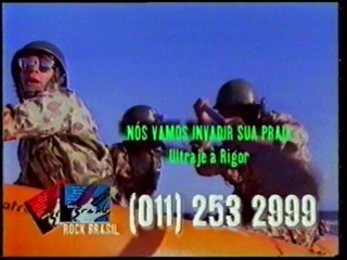 Propaganda em CD Rock Brasil na Somlivre 1998