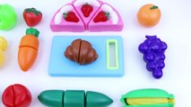 Kitchen Playset Cutting Velcro Fruit Vegetables Cooking Soup Toys Food
