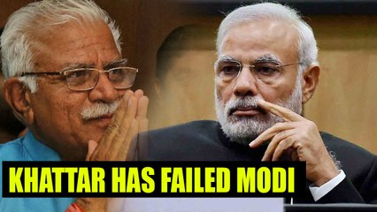 Ram Rahim Verdict : Manhoar Lal Khattar fails to avoid collateral damage, Modi not happy | Oneindia News