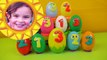 Des œufs Apprendre domestiques nombres Princesse jouets avec 123 surprise sofia mlp peppa disney hd