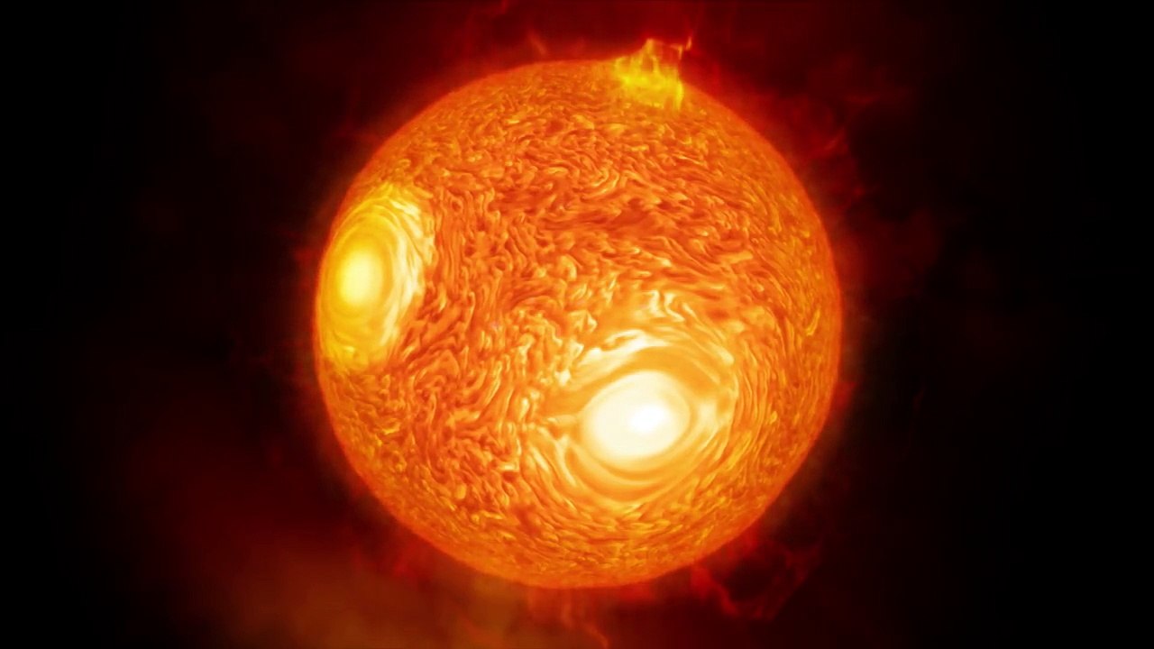 Animation 3D de la supergéante rouge Antarès par l'équipe de l'Obervatoire Européen Austral