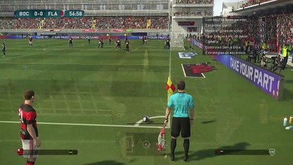 PES 2017 Flamengo vs Boca Juniors Disputa Acirrada até o Final