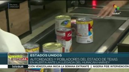 EE.UU.: alerta en Texas ante la llegada del huracán Harvey