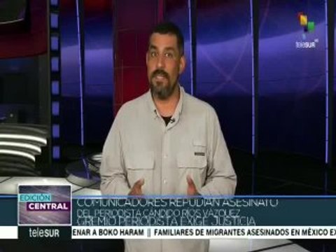 México: periodistas repudian asesinato de Cándido Ríos