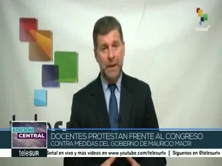 Maestros argentinos se mantienen en protesta, exigen mejoras salariale