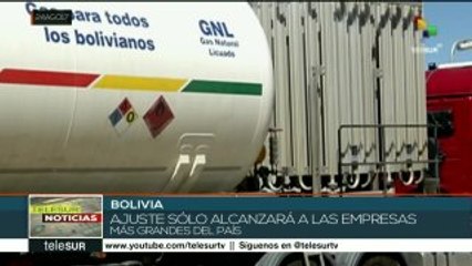 Gobierno boliviano reduce subsidio del Estado al gas natural