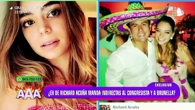 Ex de Richard Acuña le dice de todo a Brunella Horna con estas indirectas